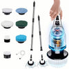 Rechargeable Electric Spin Scrubber with Extendable Handle